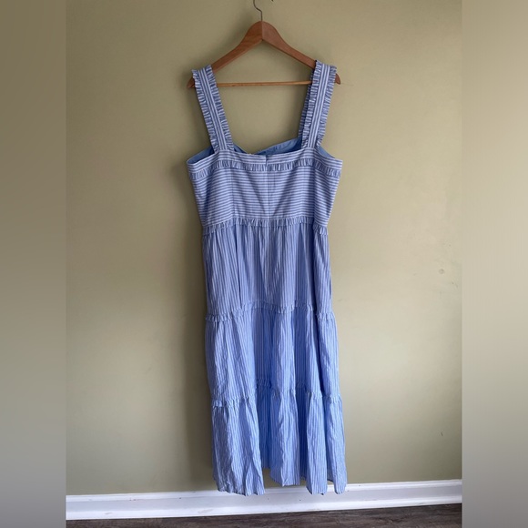 NWT Gal Meets Glam Striped Tiered Maxi Dress - Picture 5 of 6